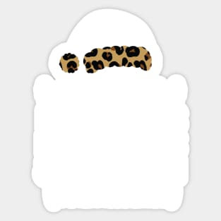 Christmas Some Aunts Have Tattoos - Leopard Christmas Aunties Hat - Funny Aunts Tattoos Gift Lover Sticker